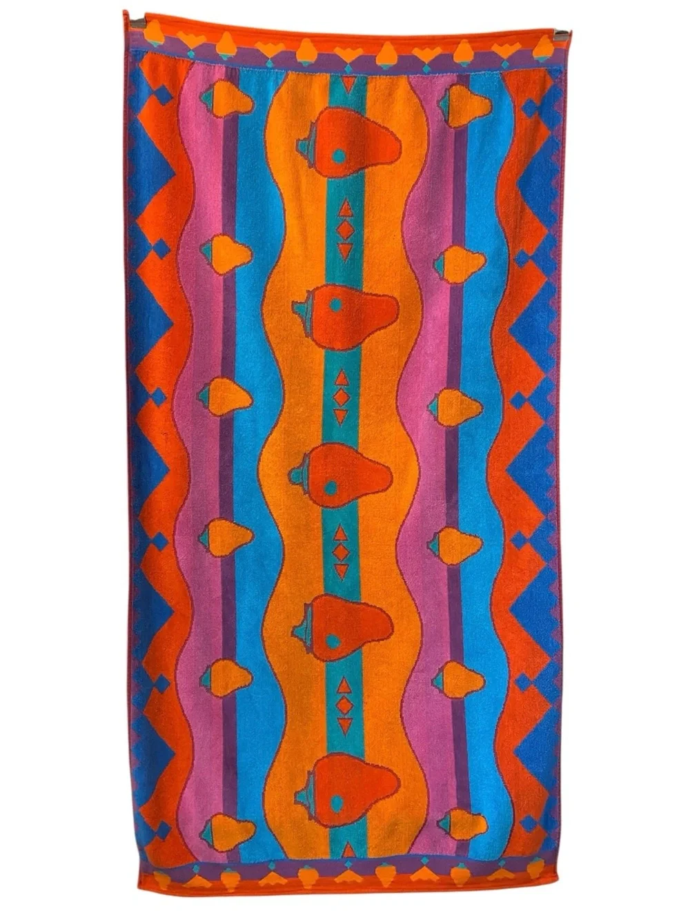 Royal Terry Colorful Southwestern Chili Pepper Beach Towel Boho Unisex